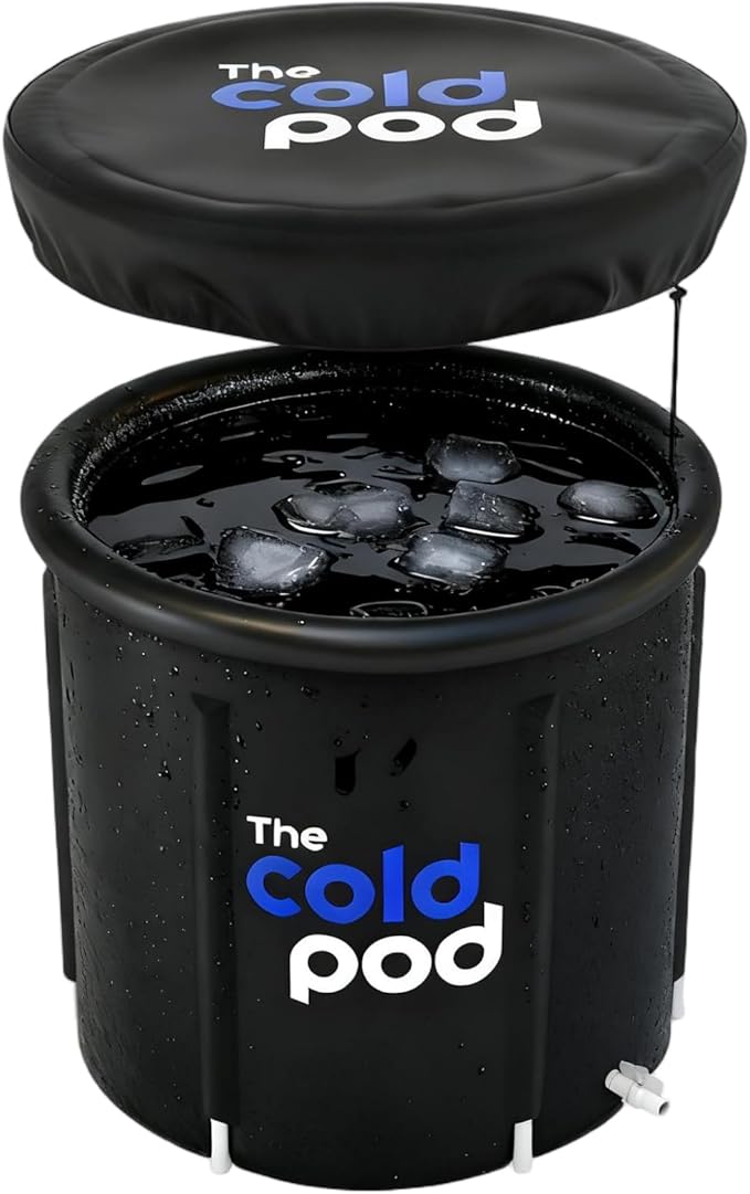 85-Gallon Portable Ice Bath Tub for Athletes with Cover – Cold Plunge Pool for Recovery