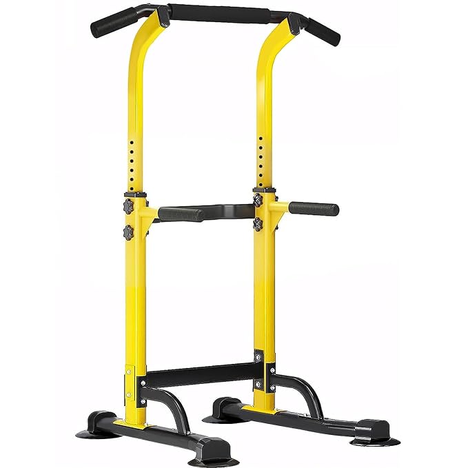 SogesPower Power Tower – Adjustable Pull-Up & Dip Station for Home Gym Strength Training