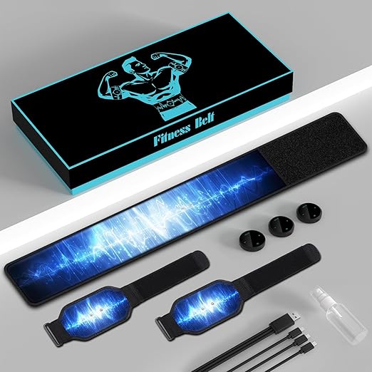 MH-1080 ABS Stimulator – Ab Toning Belt & Muscle Toner for Home Fitness (Arms, Legs, Abdomen)