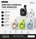Wireless TWS Earbuds with LED Display – Multi-Color Charging Case, Hi-Fi Sound & Touch Control